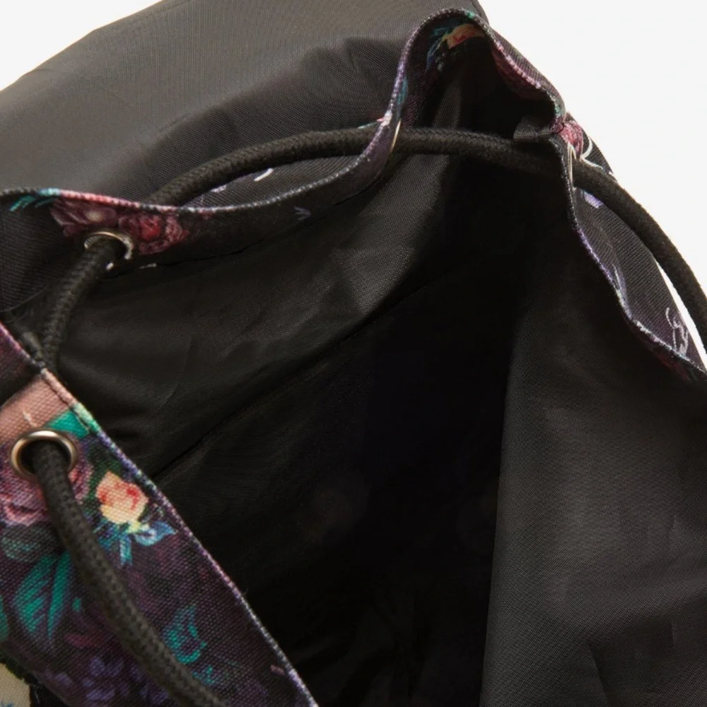 Harry Potter Dark‎ Floral Icon Slouch Backpack Hot Topic